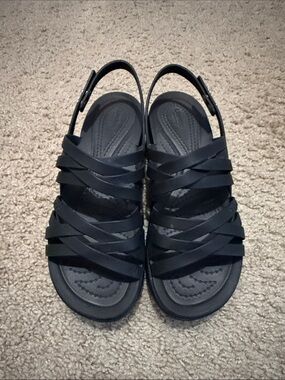 Crocs Brooklyn Strappy Low Wedge Sandals